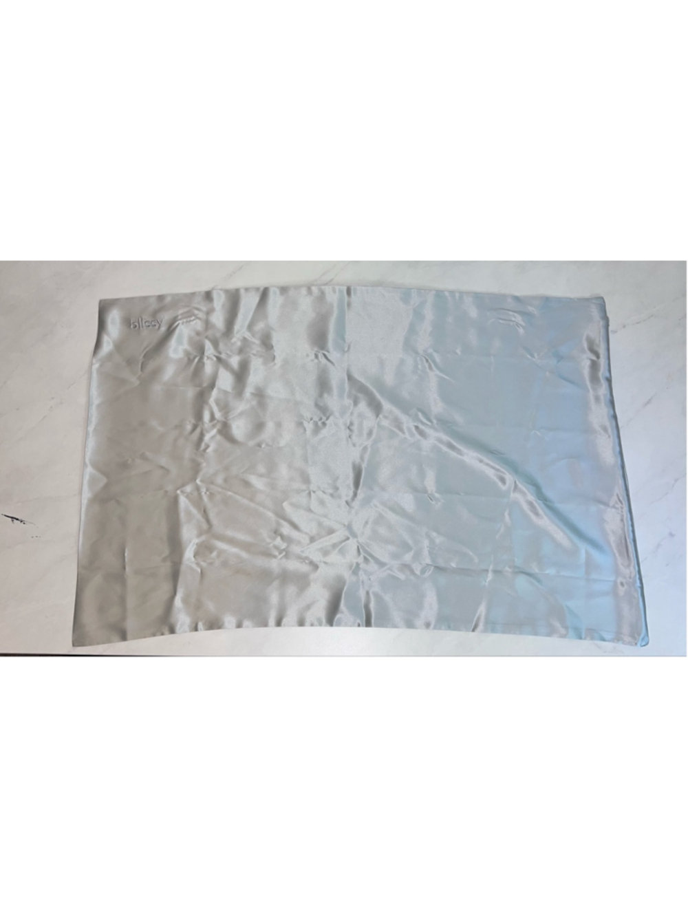 Blissy Silk Pillowcase Queen Silver